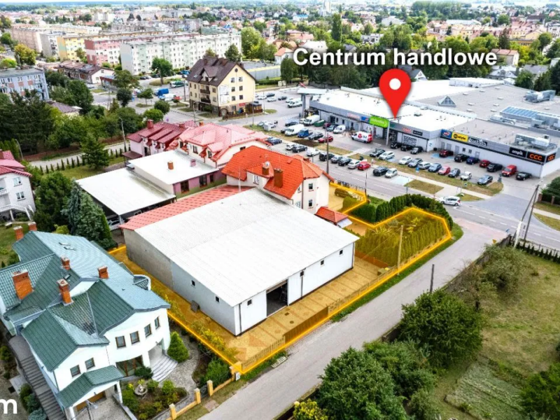 Dom + lokal handlowo usługowy + magazyn + hala