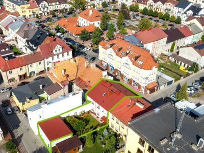 Dom, lokale usługowe, garaże, Centrum Przasnysz